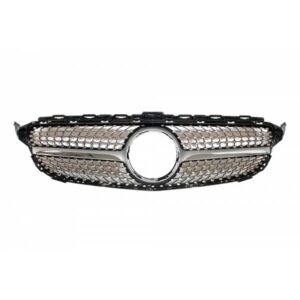 Parrilla Mercedes W205 2014-2018 Look Diamond Chromed